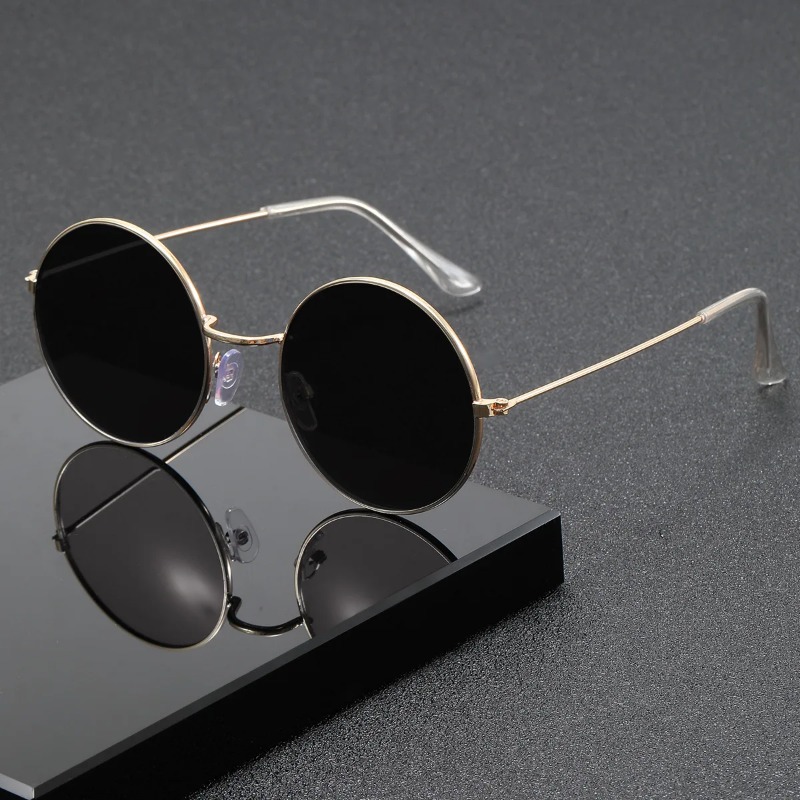 Sunglasses Uv400 - نظارات شمسية رجالية بأسلوب بانك عتيق،
