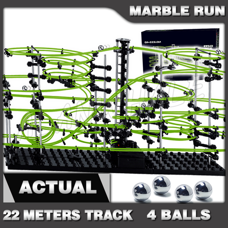 Marble Coaster Set - 2200 سنتيمتر السكك الحديدية المستوى 4