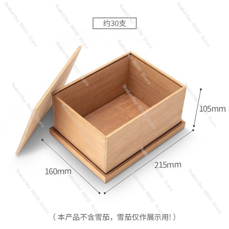 Premium Cigar Case - صندوق سيجار فاخر من خشب الأرز،
