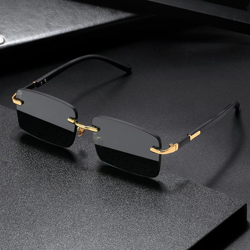 Designer Sunglasses - نظارات شمسية رجالية بتصميم ريترو من