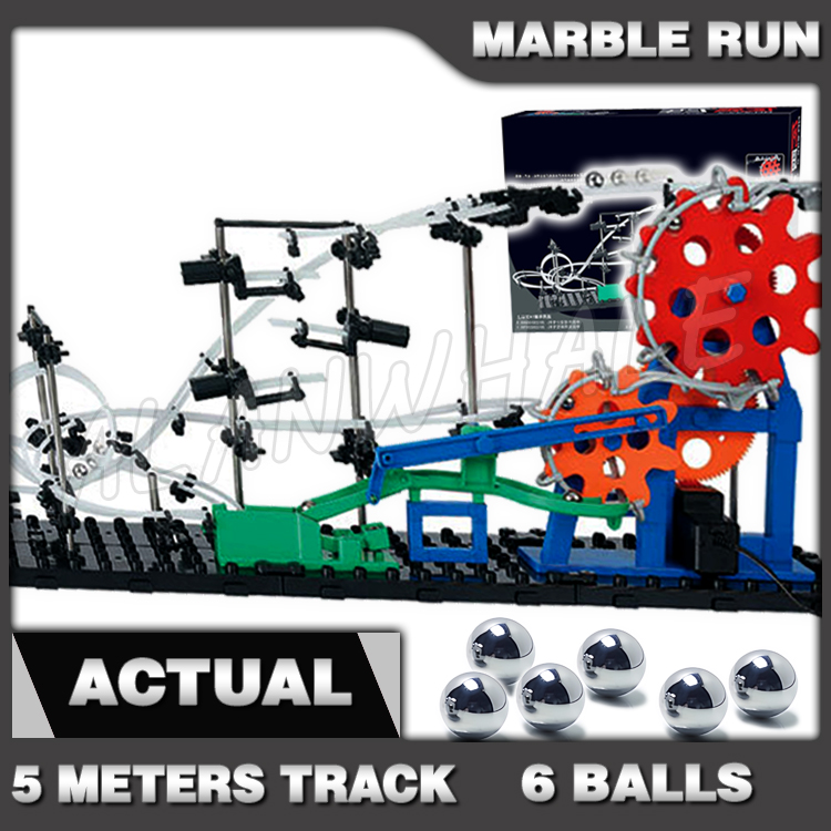 Marble Coaster Set - 560 سنتيمتر السكك الحديدية الرخام تشغيل