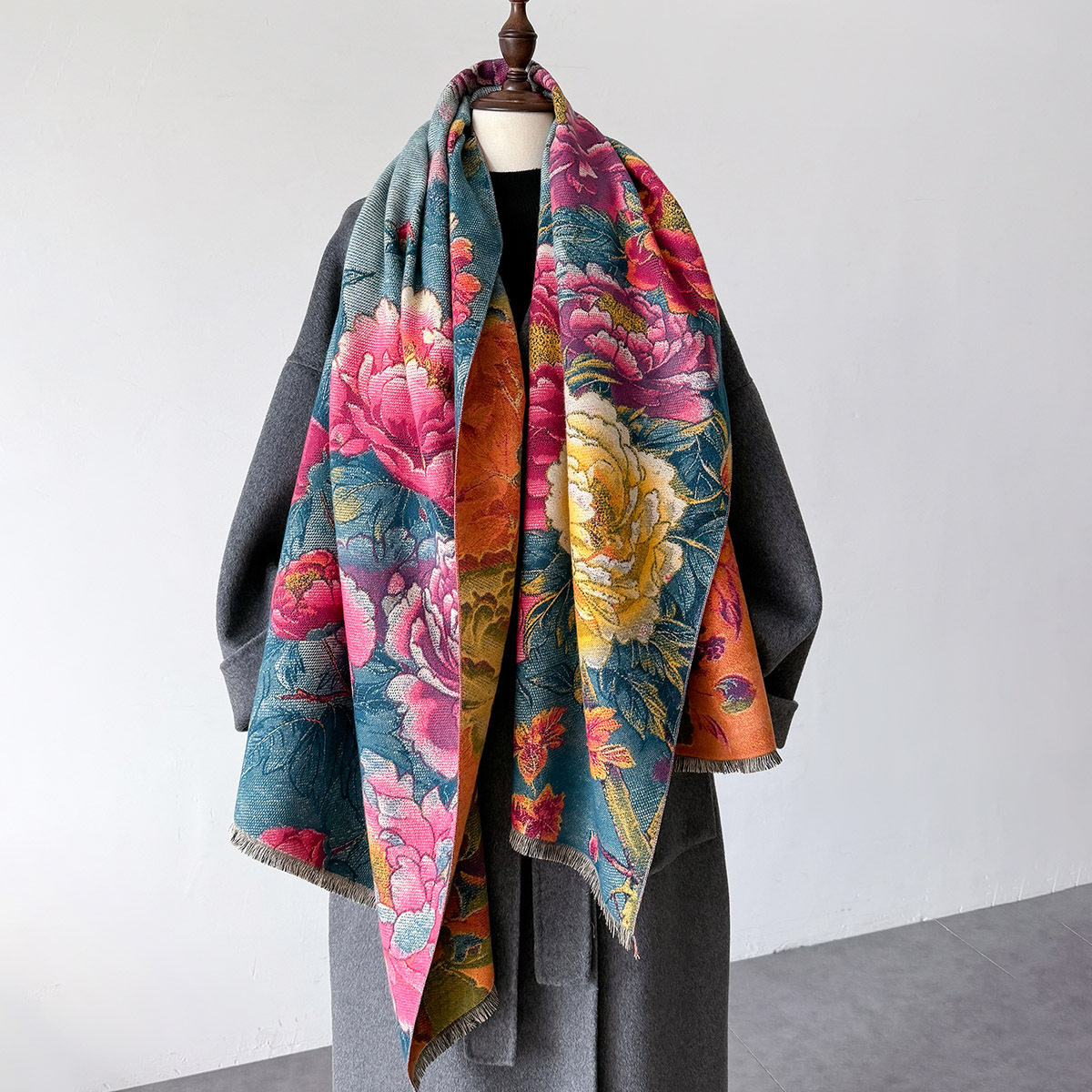 الدافئة الكشمير وشاح المرأة شا - مراجعة Cashmere Scarf وسعره