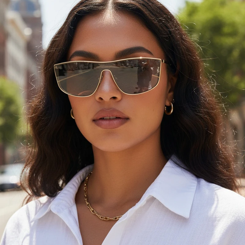 نظارات شمسية بإطار معدني، تصمي - مراجعة Sunglasses Uv400 وسعره