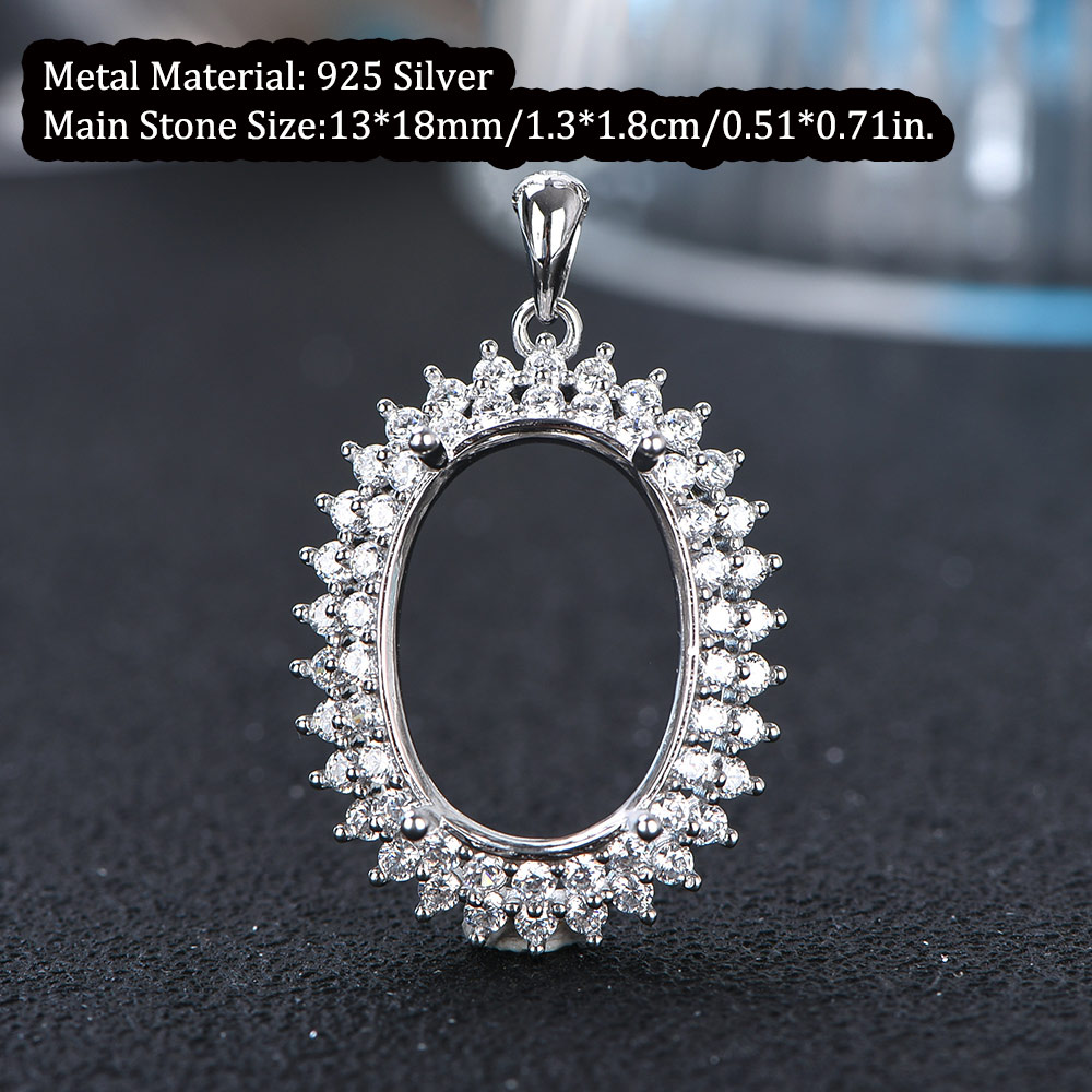 13x18 مللي متر S925 فضة قلادة  - مراجعة Luxury Gift Set وسعره