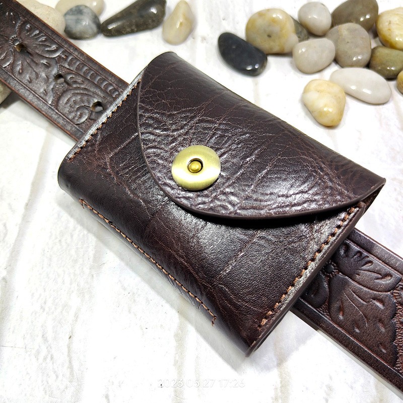 Blongk حقيبة خصر صغيرة رقيقة ح - مراجعة Leather Wallet Men وسعره