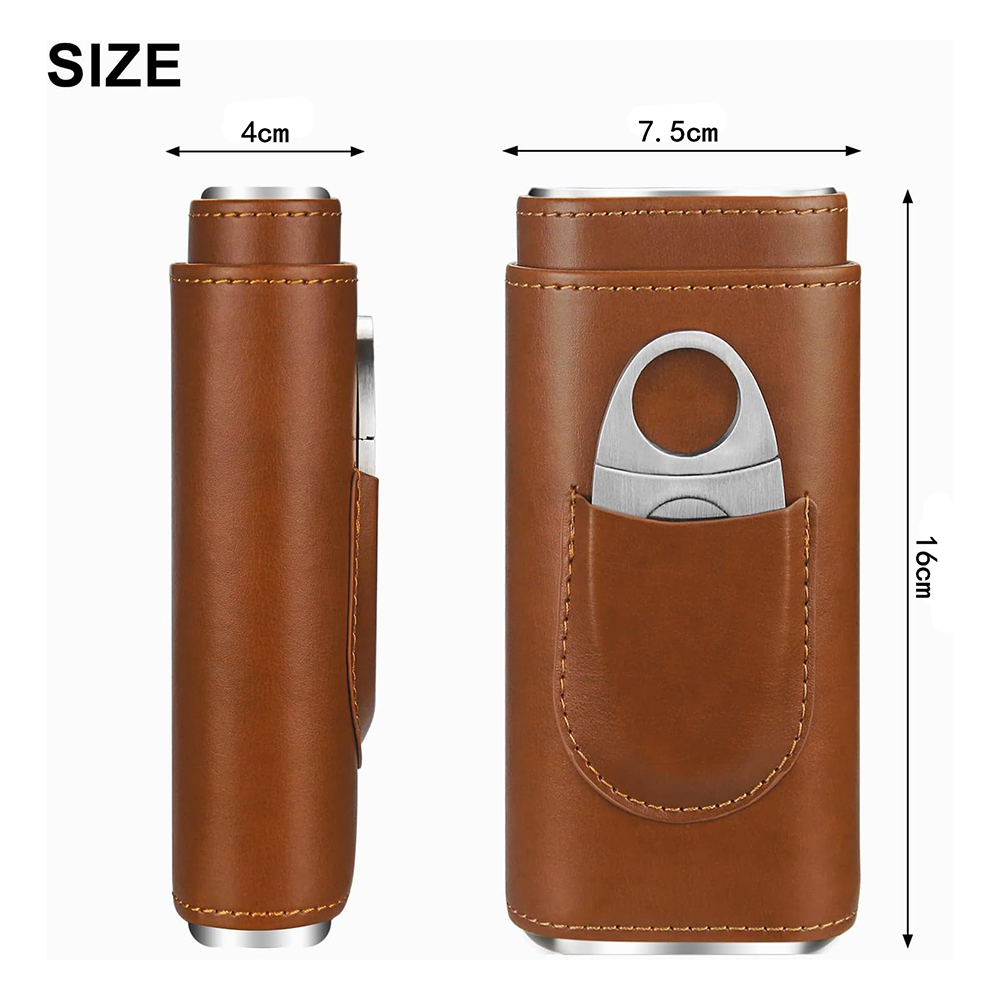 طقم حافظة سيجار محمولة، علبة س - مراجعة Premium Cigar Case وسعره
