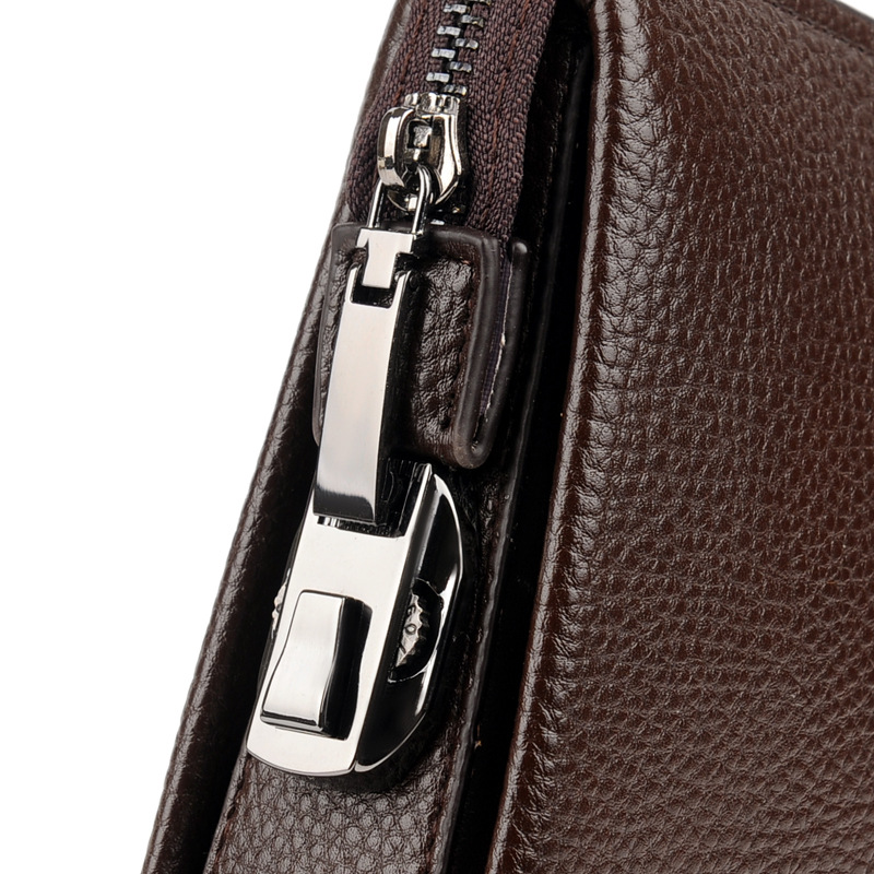 محفظة رجالية طويلة لحمل النقود - مراجعة Leather Wallet Men وسعره