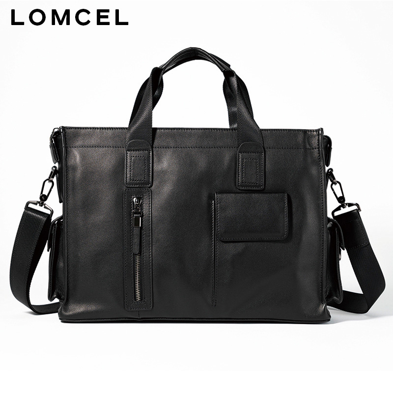 حقيبة يد أنيقة من LOMCEL P116، - مراجعة Leather Briefcase وسعره