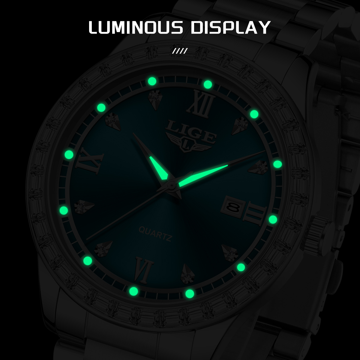 ساعات كوارتز عصرية فاخرة من LI - مراجعة Luxury Watch Men وسعره
