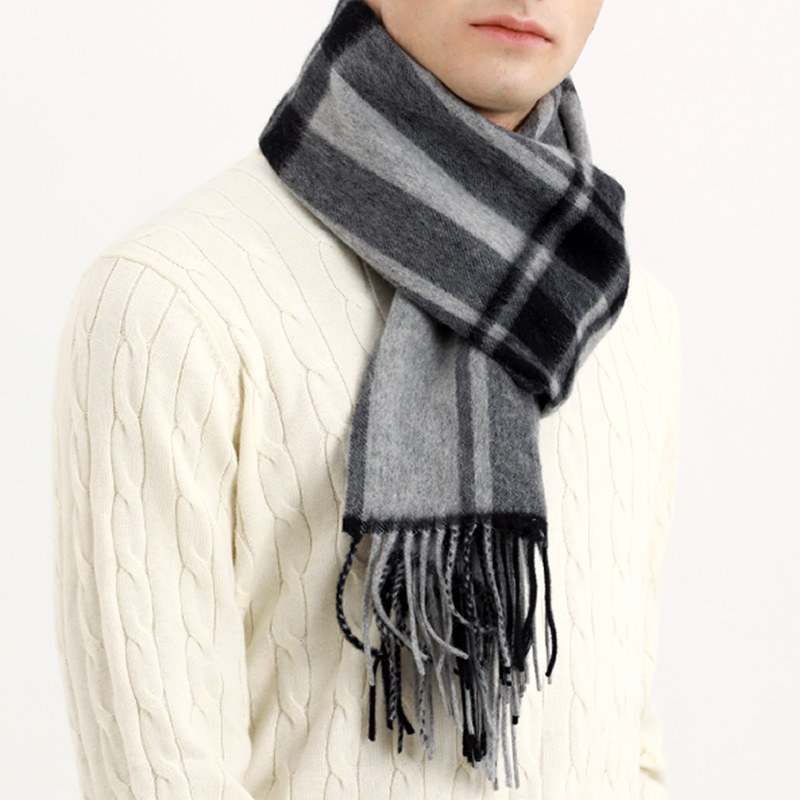 الباشمينا وشاح الرجال الشتاء ق - مراجعة Cashmere Scarf وسعره