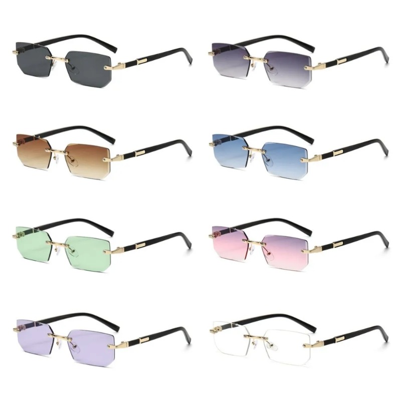 نظارات شمسية عصرية بدون إطار ل - مراجعة Designer Sunglasses وسعره